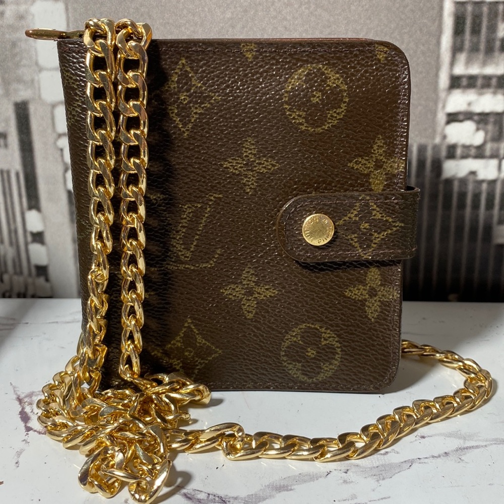 Authentic Louis Vuitton Compact Zippy Wallet